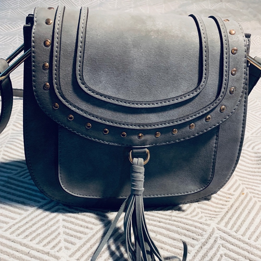 Grey Crossbody Bag